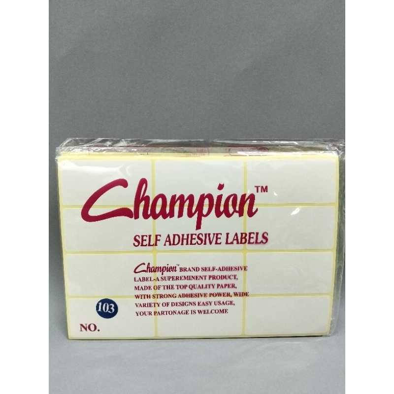 

(1 pack isi 7 lembar ) Sticker Label Harga Undangan / Label Nama Buku Pelajaran 103/ Label 99 / Label 121 Champion