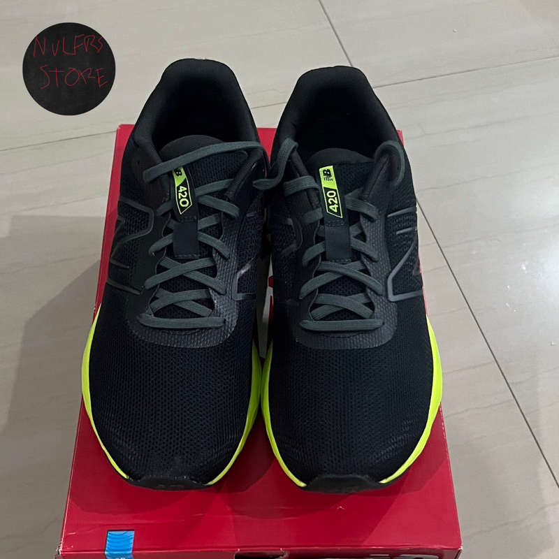 NB Running 420 (ME420BG3) Black Lime 100% Original