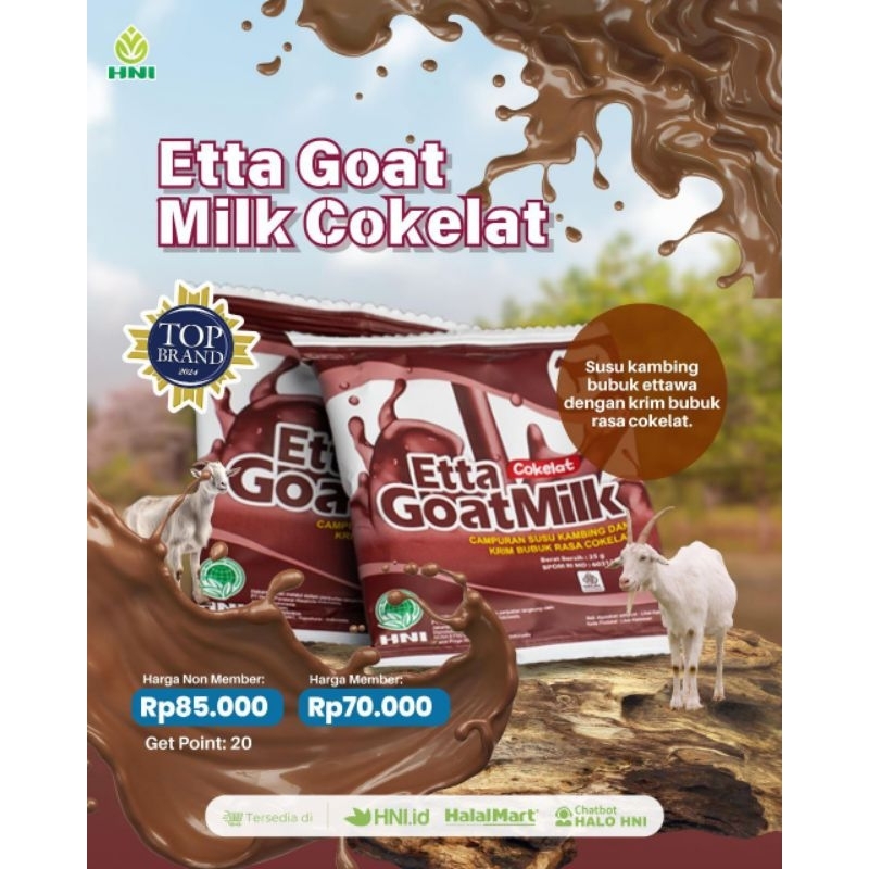 

Etta Goat Milk Cokelat (member bisa chat)