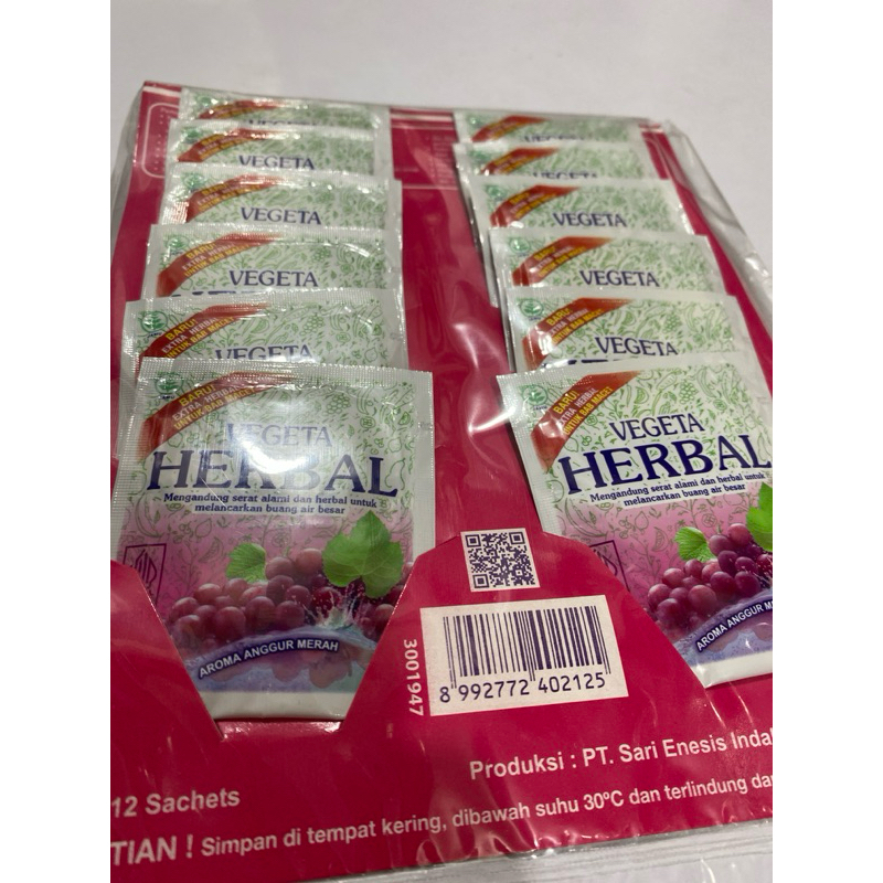 

Vegeta herbal isi 12 sachet
