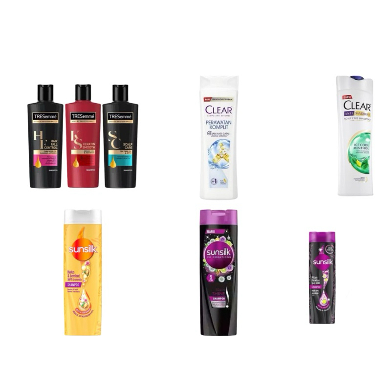 SHAMPO UNILEVER (ALL VARIAN) SUNSILK - DOVE - CLEAN CLEAR - TRESSEME