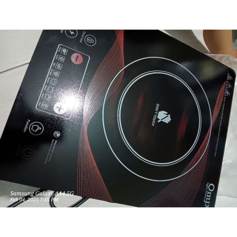 Kompor Listrik Onyx Light Stove model SA-0105