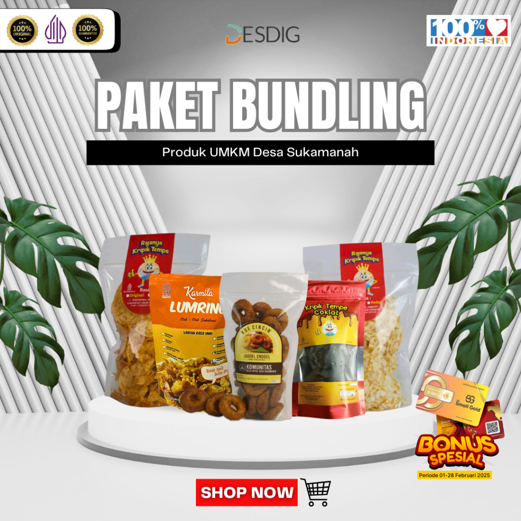 

PAKET BUNDLING (LEBIH HEMAT) CEMILAN UMKM DESA SUKAMANAH