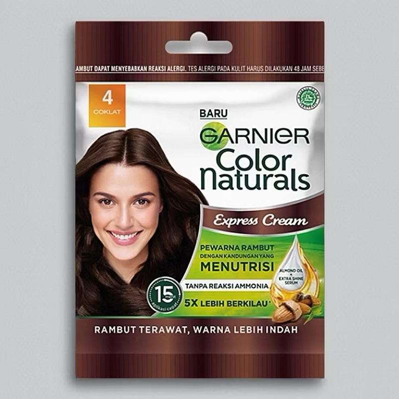 GARNIER COLOR NATURALS PEWARNA RAMBUT COKLAT
