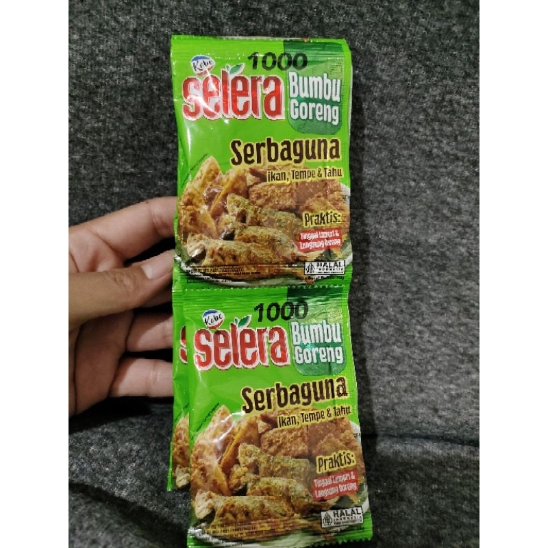 

Bumbu kobe serbaguna 1 RENCENG/ selera bumbu ikan goreng dll @28gr