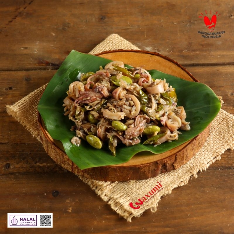 

Waxumi - Sambal Cumi Pete Cabe Ijo Kemasan Botol 120g