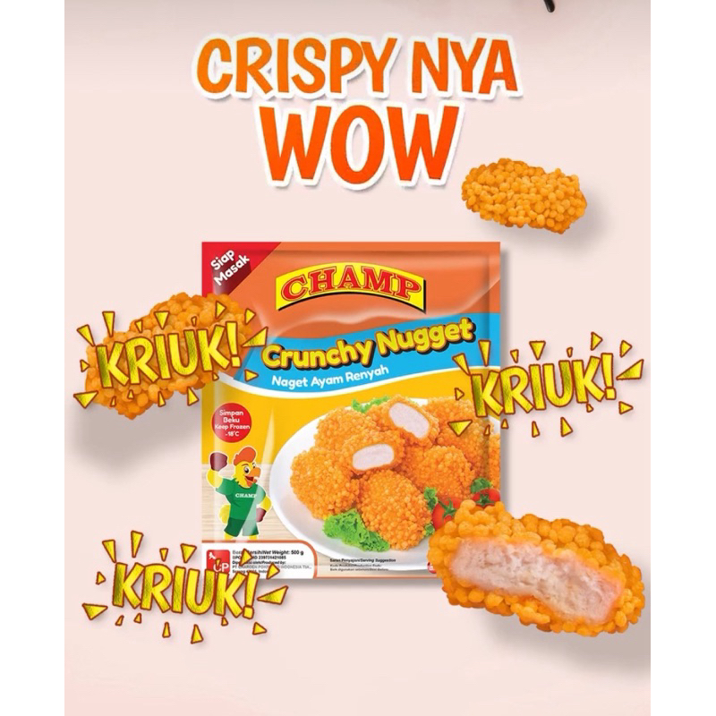 

Champ Crunchy Nugget 225gr