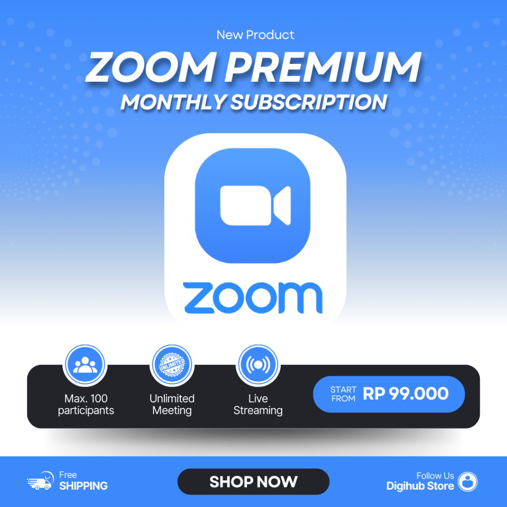 ZOOM PREMIUM - LANGGANAN BULANAN | Full Garansi