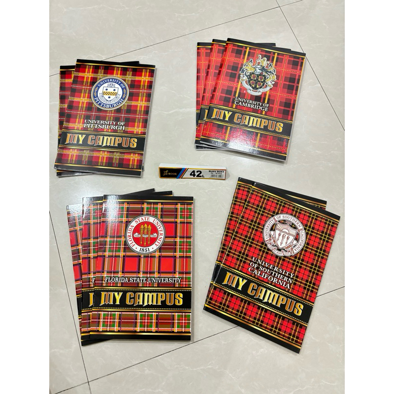 

{10 pcs} Buku Tulis Sekolah Anak X-Book BOXY Panjang My Campus Isi 42 Lembar