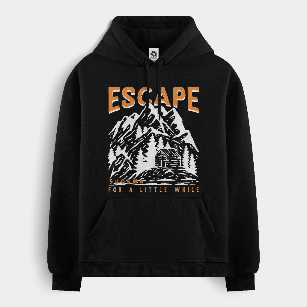 Sugema Sweater Hoodie Pria Wanita Escape