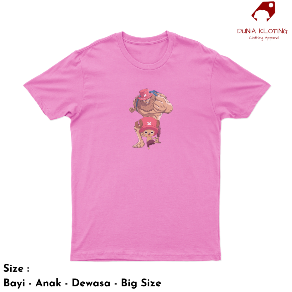 Kaos One Piece / kaos Chopper / baju one Piece / kaos anime anak / baju anime anak / kaos one Piece 