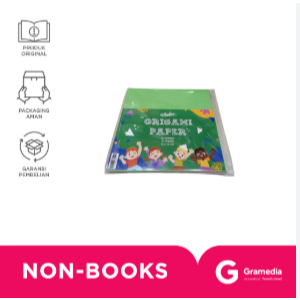 

Gramedia Bengkulu - Estudee Origami Paper 50 Sheets 14x14