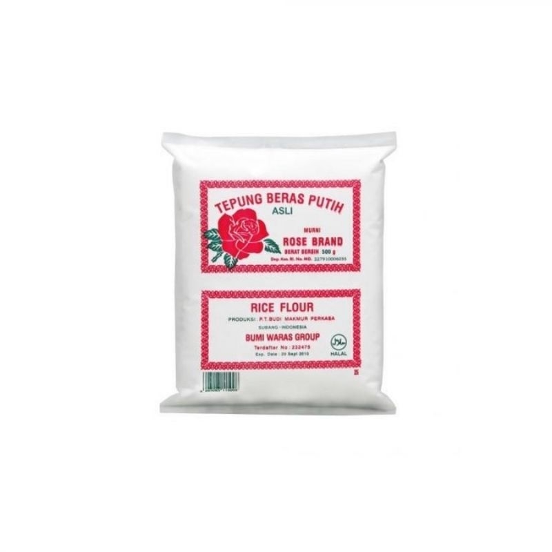 

tepung beras Rose Brand kemasan ½kg