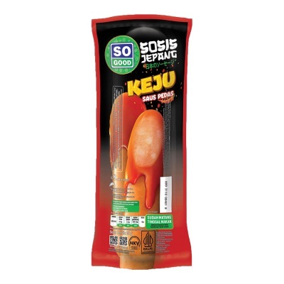 

SO GOOD SOSIS JEPANG KEJU SAUS PEDAS 55GR SIAP MAKAN READY TO EAT HOT CHEESE SAUSAGE