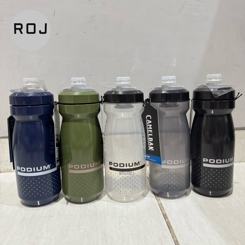 camelbak podium 620 ml black or purple or navy bidon bottle botol minum sepeda