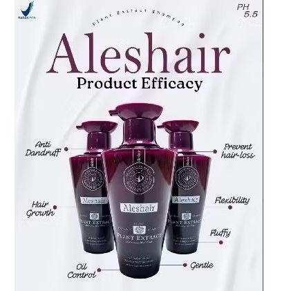 Aleshair Daily Shampo Anti Rambut Rontok, Ketombe, Menumbuhkan anak Rambut - 300ml