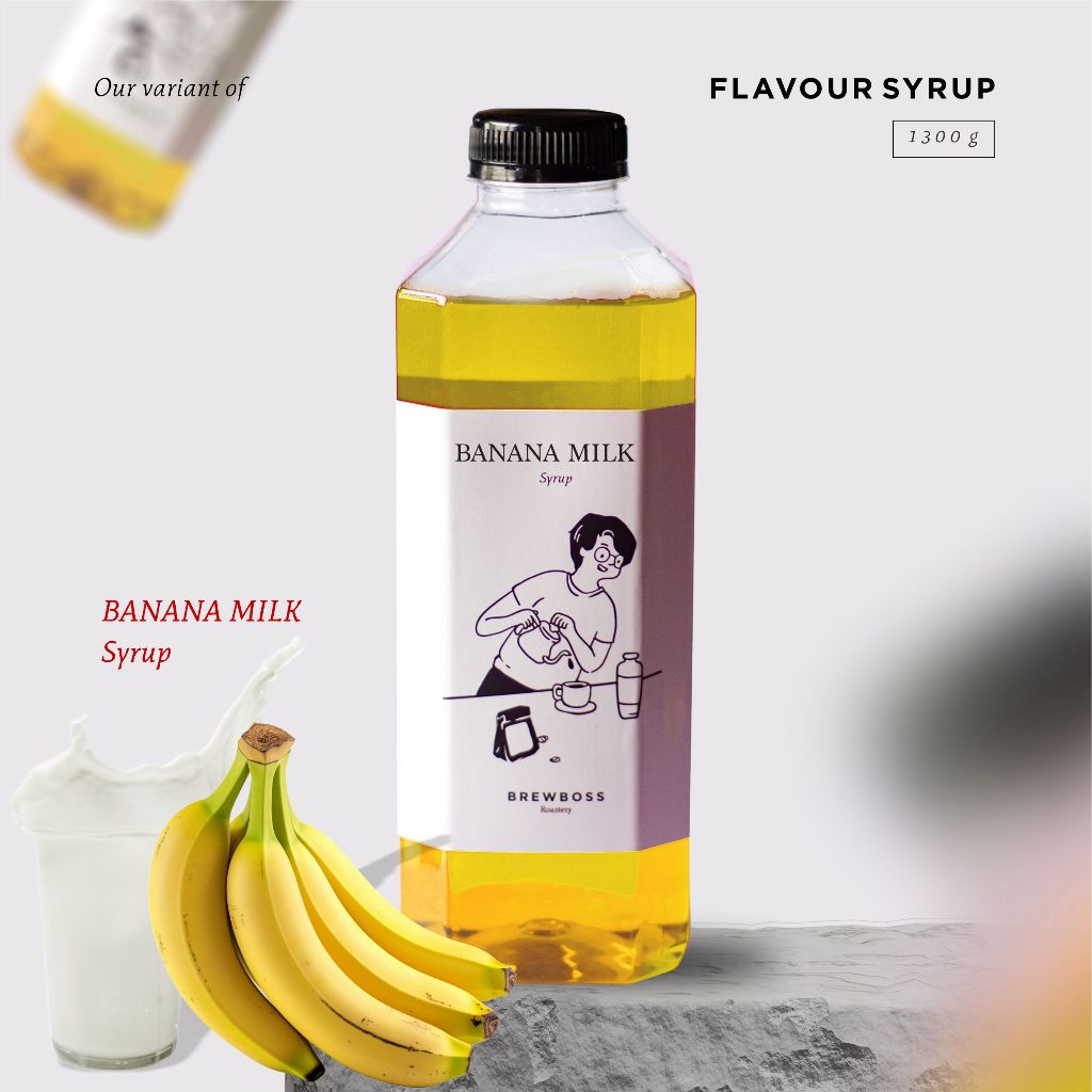 

Brewboss Banana Milk Syrup 1300g | Sirup