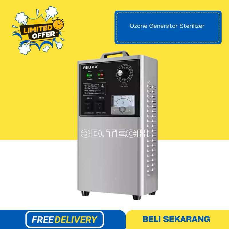 Ozone Generator Sterilizer O3 / Ozone Aquasuper Machine 3 gram/h