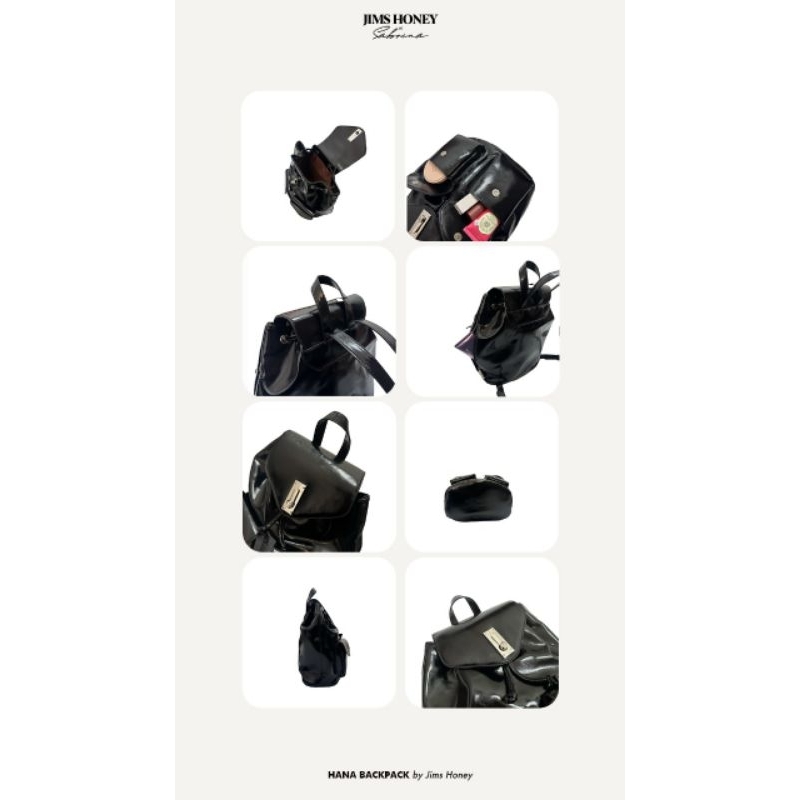 HANA BAG BY JIMSHONEY TAS RANSEL  CEWEK TAS RANSEL PEREMPUAN TAS RANSEL CANTIK TAS RANSEL KEKINIAN