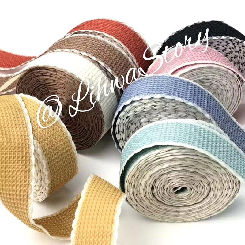 

1YARD ( 90 CM ) - PITA KOREA / PITA KAIN LIS / PITA KADO / PITA MURAH