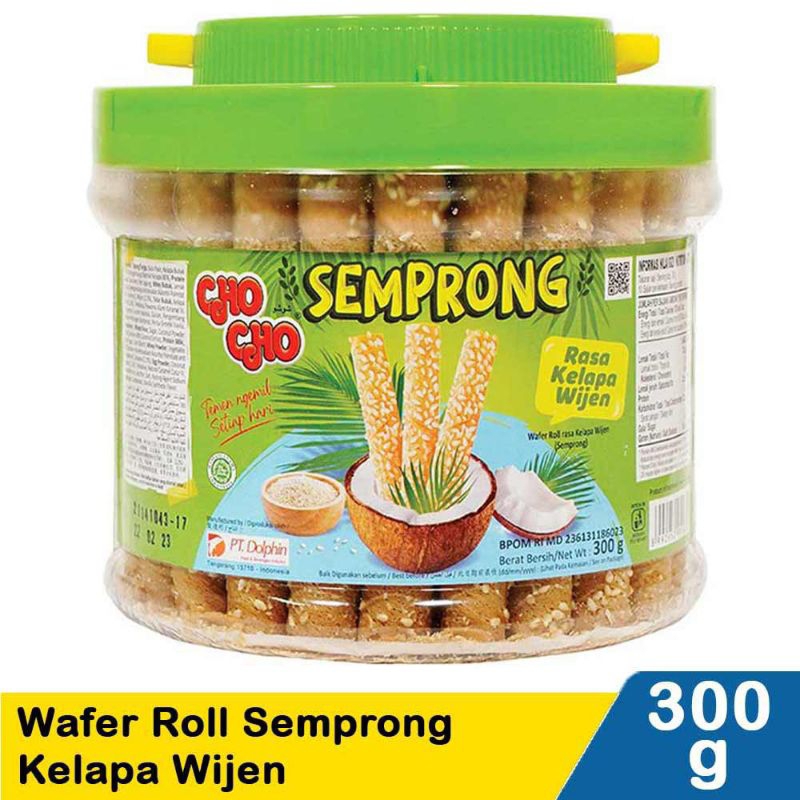 

Cho cho wafer roll semprong kelapa wijen 300 g