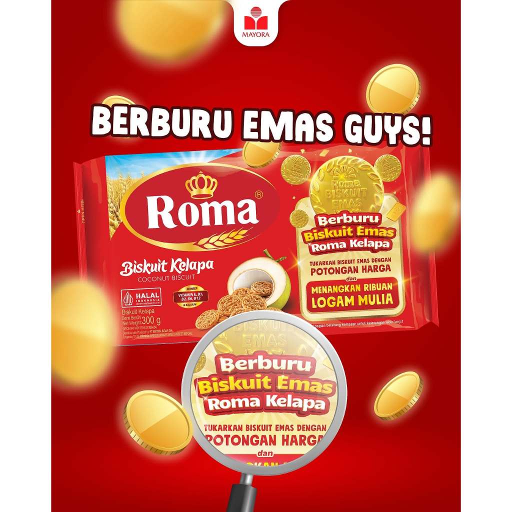 

HM ~ Biskuit / Kue Roma Kelapa 300 Gram.