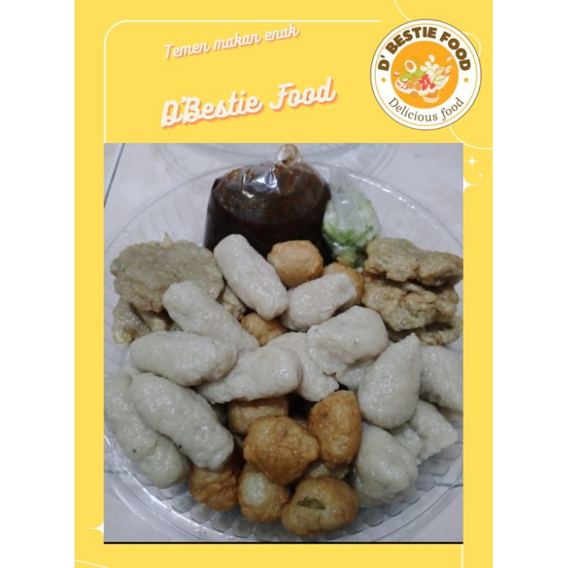 

Pempek mini palembang isi 50 enak sameday/instan