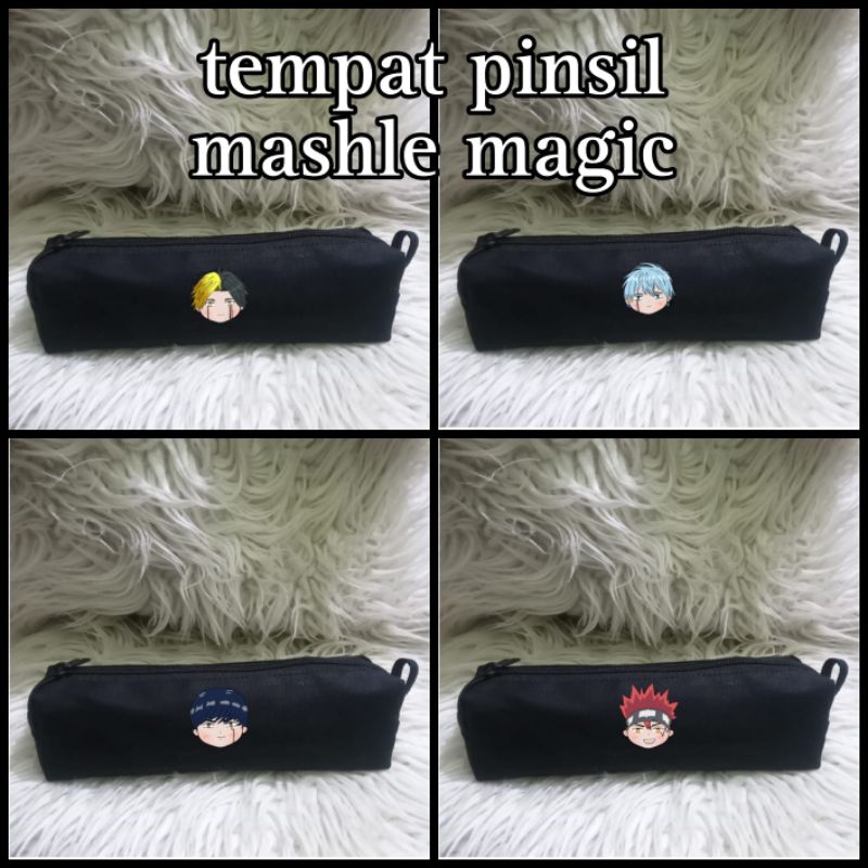 

kotak pensil mashle magic Tempat pinsil anime Mashle pen case mash burneded tepak lance crown pencil case dot barret pouch rayne ames