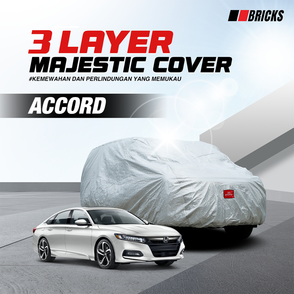 Cover Mobil ACCORD Sarung Mobil Body Cover All New HONDA ACCORD Tipe 3 lapis Outdoor/3Layer