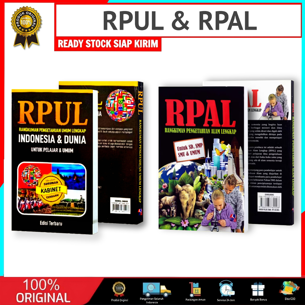 BUKU RPUL RPUL TERBARU | RANGKUMAN PENGETAHUAN UMUM LENGKAP INDONESIA | RPAL Rangkuman Pengetahuan A