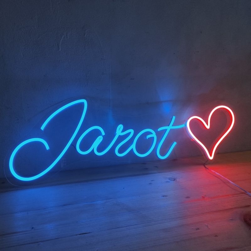 Neon Nama Custom Nama Perhuruf Led Neon Dekorasi Kamar Dinding Aesthetic