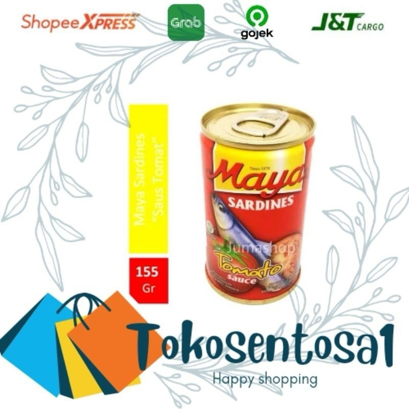 

sarden maya kecil 155gram isi 100pcs / dus