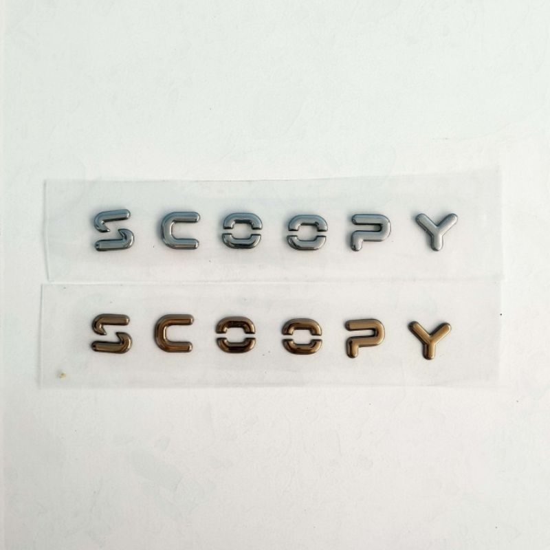 STICKER EMBLEM | SCOOPY | ORIGINAL