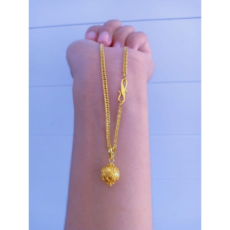 kalung liontin bali kalung wanita Rante titanium