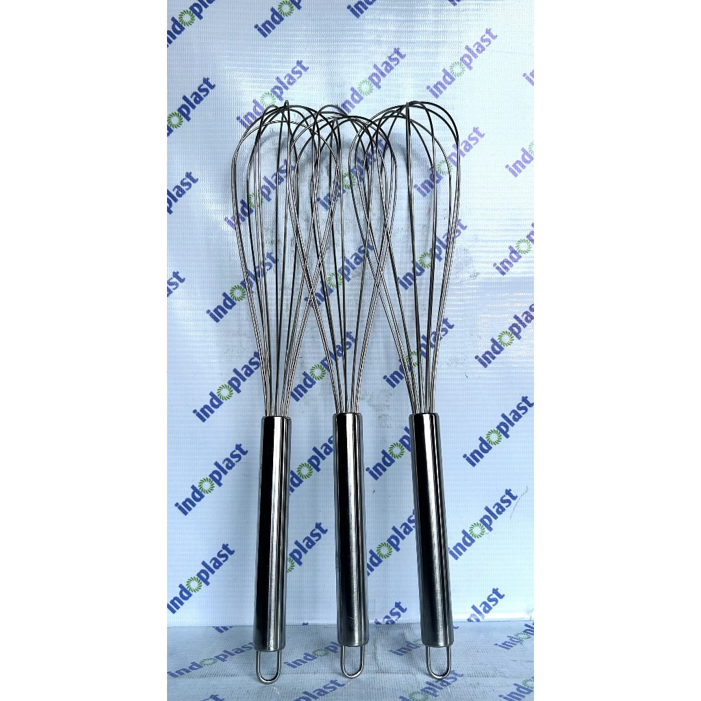 Whisk Stainless / Pengocok Telur Stainless / Whisk Egg Beater / Baking Tool / Manual Mixer / Ballon 