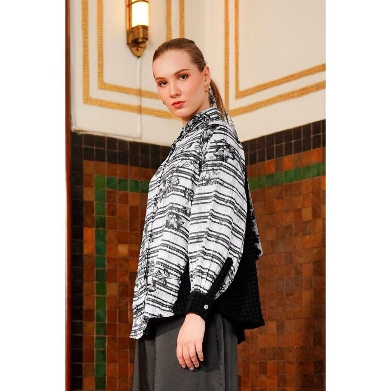 new amona mix fabric benang jarum size L