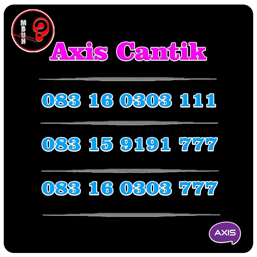 Nomor Cantik Axis Triple Keren & Langka Pilihan Terbaik untuk Anda
