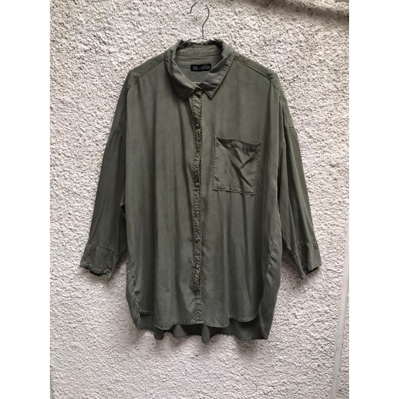 Zara army tunik oversize