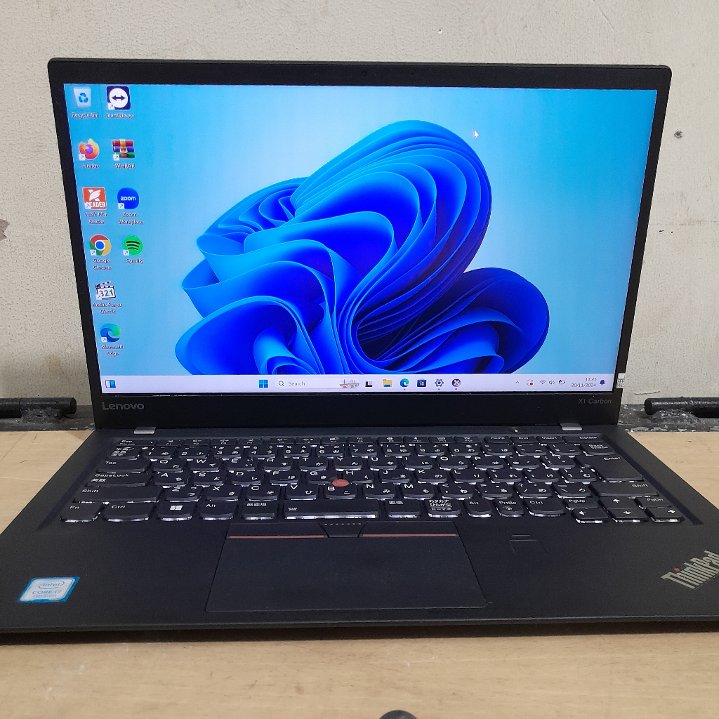 Lenovo Thinkpad X1 Carbon 5th Core i7 Gen 7 RAM 8GB SSD 256GB Laptop 14 Inch FHD