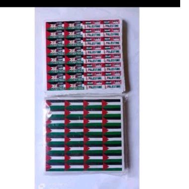 

10 LEMBAR/320 PCS STICKER PALESTINA
