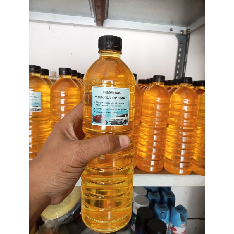 SILICON OIL KUNING MAXXA OPTIMA PENGKILAP BODY MOTOR DAN SEMIR BAN KUALITAS PREMIUM