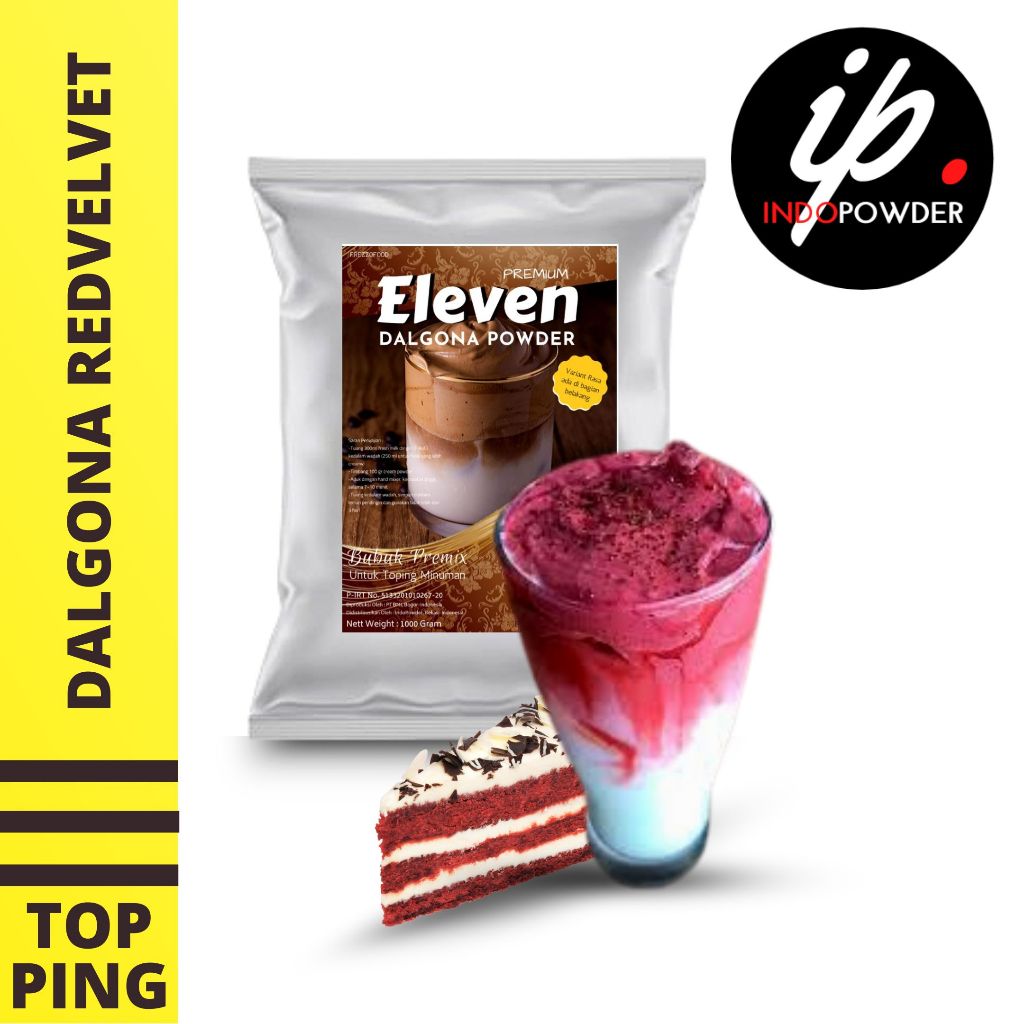 

DALGONA REDVELVET 1Kg - Bubuk DALGONA RED VELVET 1Kg - DALGONA REDVELVET Powder 1Kg