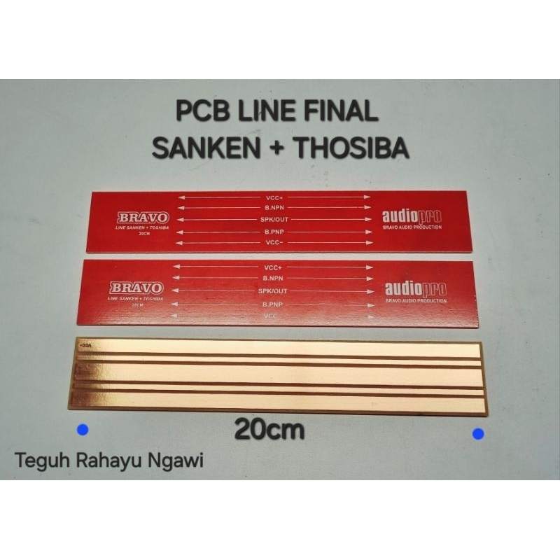 PCB FINAL 20CM PCB LINE GARIS TR FINAL