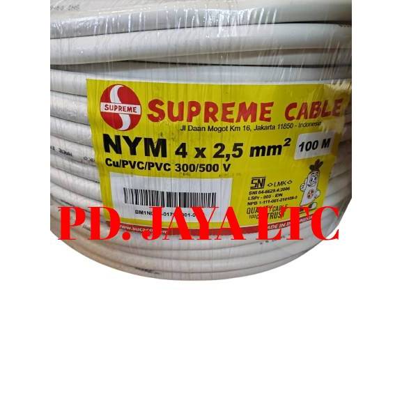 Supreme Kabel NYM 4x2.5 100Meter