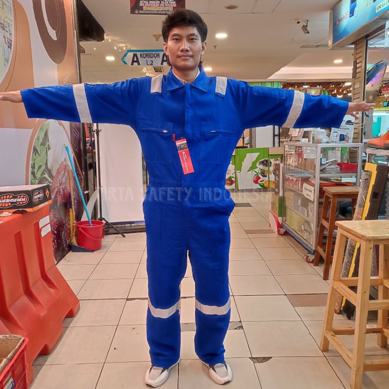 Wearpack Safety NOMEX IIIA Coverall Biru