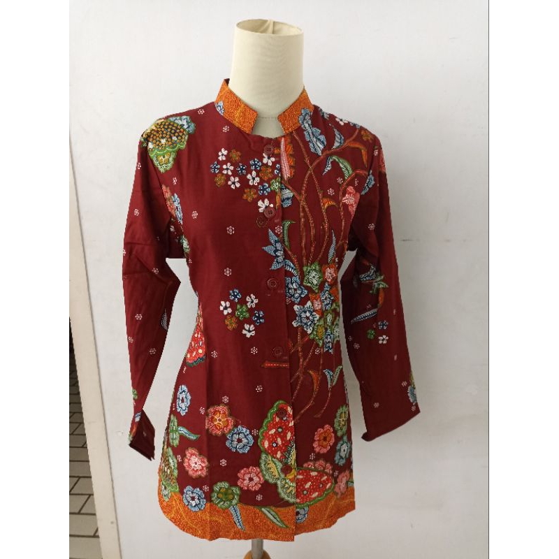 KHUSUS BLUS BATIK WANITA BERKUALITAS PREMIUM 885HM321 ONLY SIZE M