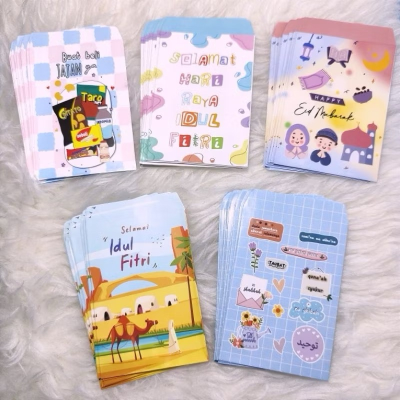 

(10pc) Amplop Lebaran Medium 2025 | Amplop Angpau Hari Raya | Amplop Karakter Surabaya | Amplop Jadian | Amplop Estetik Murah isi 10 |