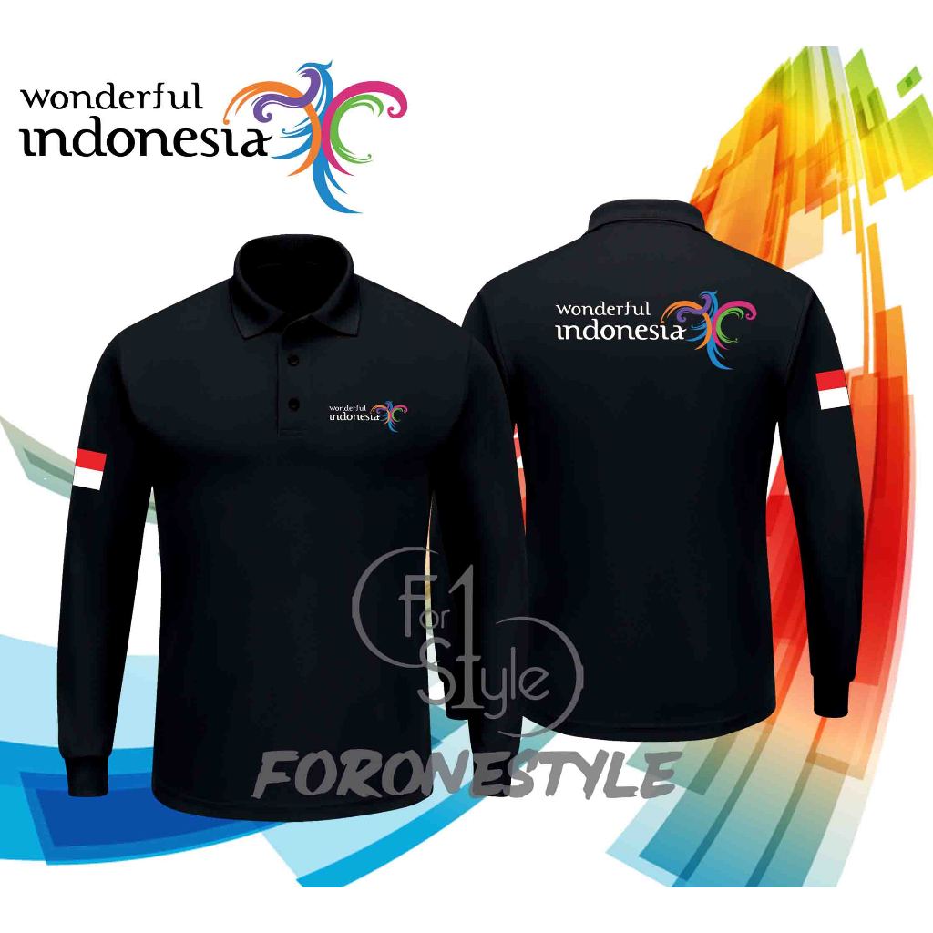 POLOSHIRT WONDERFUL INDONESIA - POLO BERKERAH WONDERFUL INDONESIA - POLO WONDERFUL INDONESIA