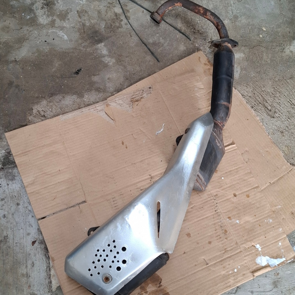 Knalpot cbr 150 r fi cbu thailand original copotan standar