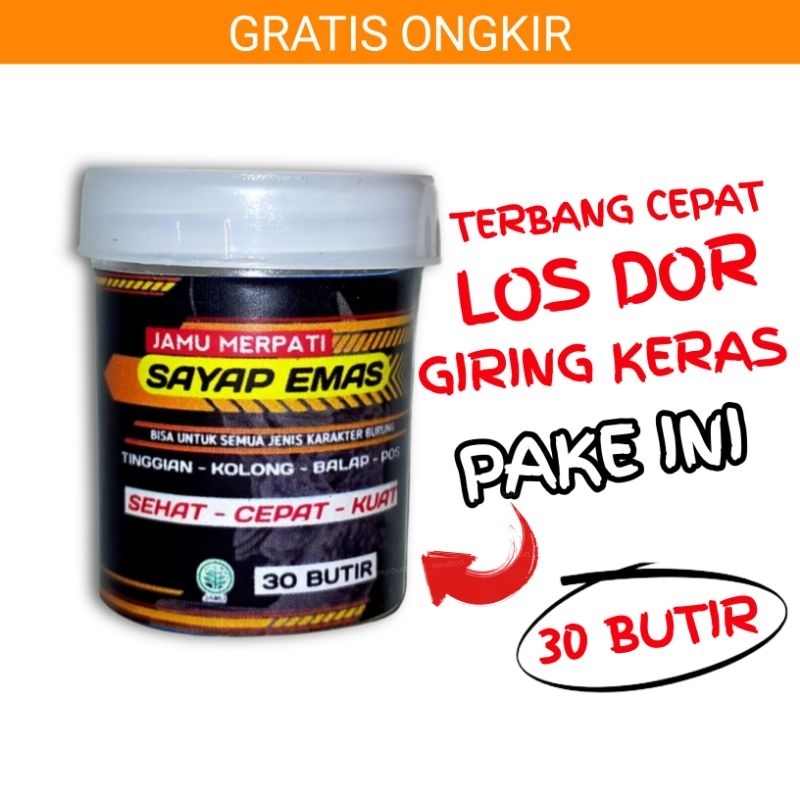 Terlaris jamu merpati kolong sayap emas 30 butir jamu merpati tinggian jamu merpati balap